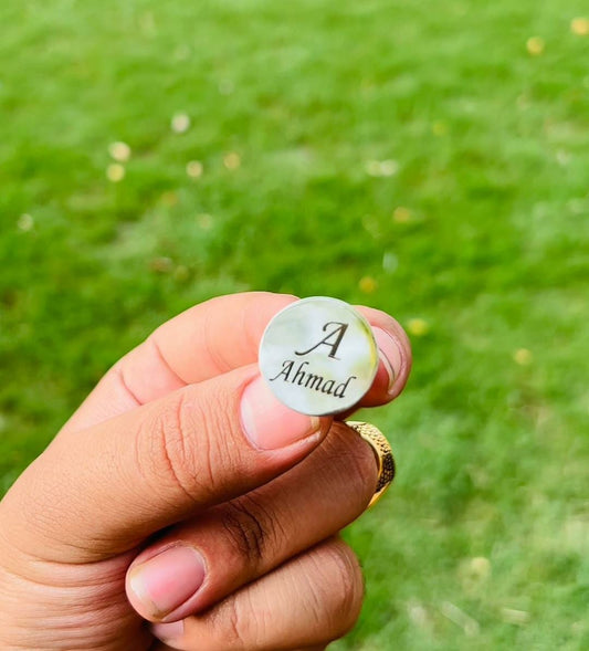 Circle cufflinks